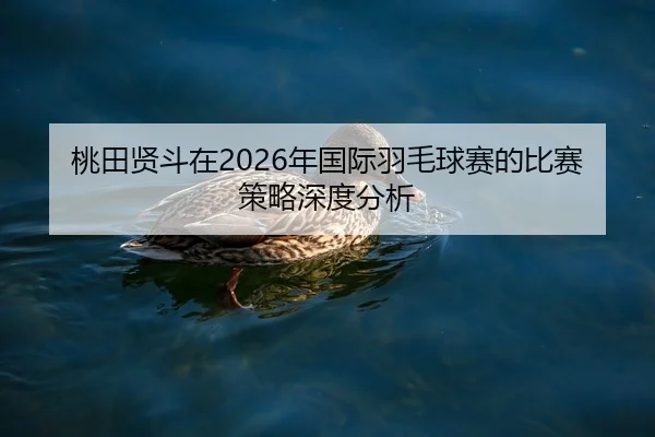 桃田贤斗在2026年国际羽毛球赛的比赛策略深度分析